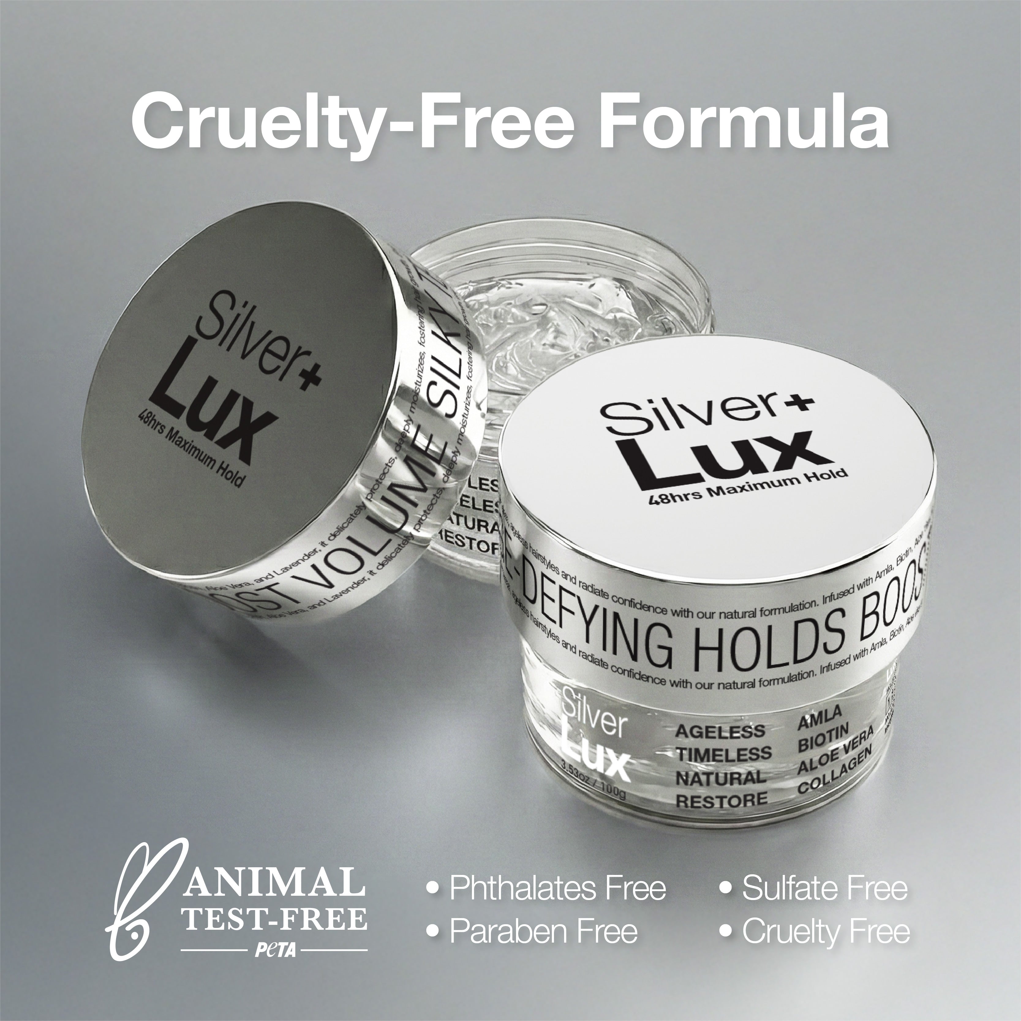 Silver+ Lux 48 Hour Maximum Hold Edge Tamer