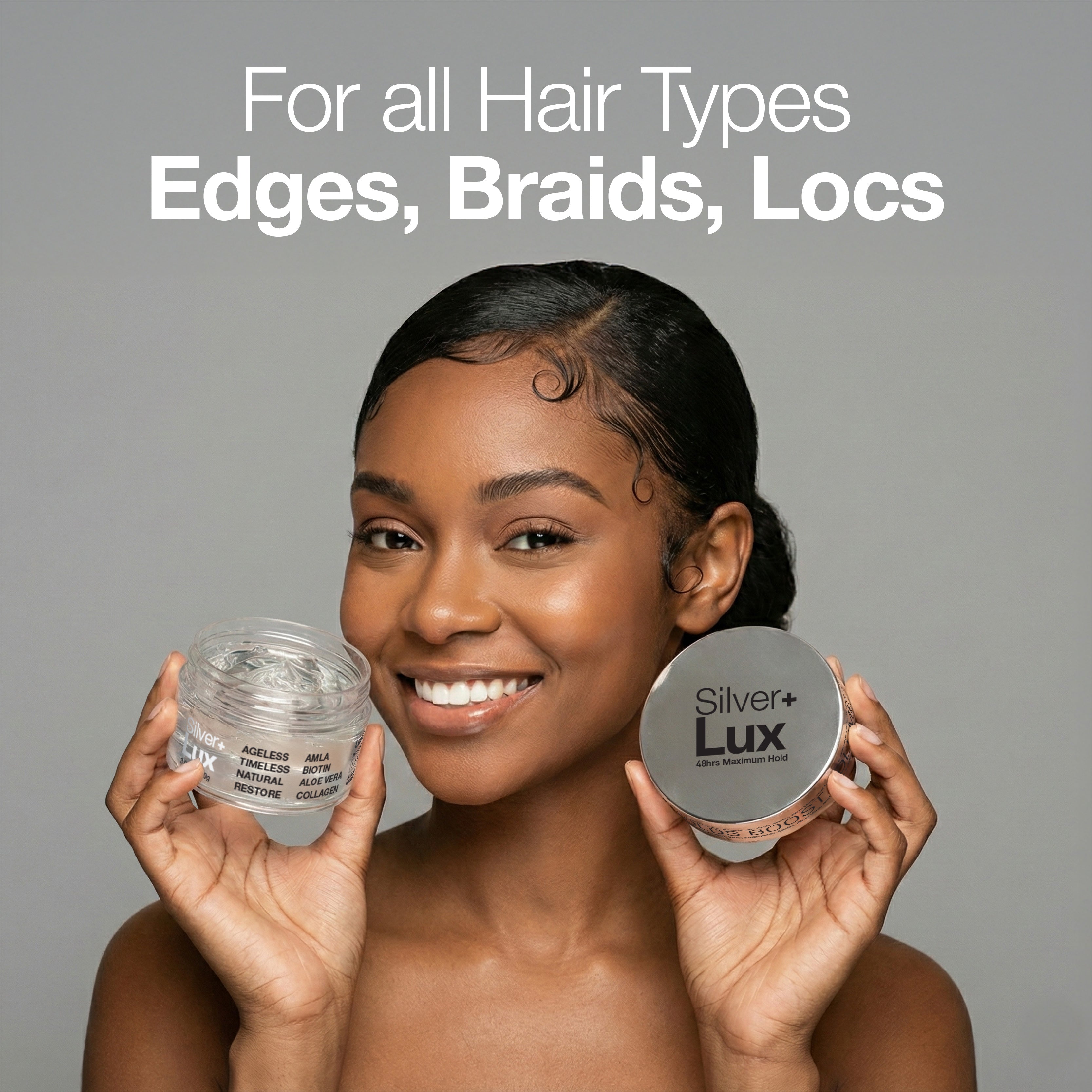 Silver+ Lux 48 Hour Maximum Hold Edge Tamer