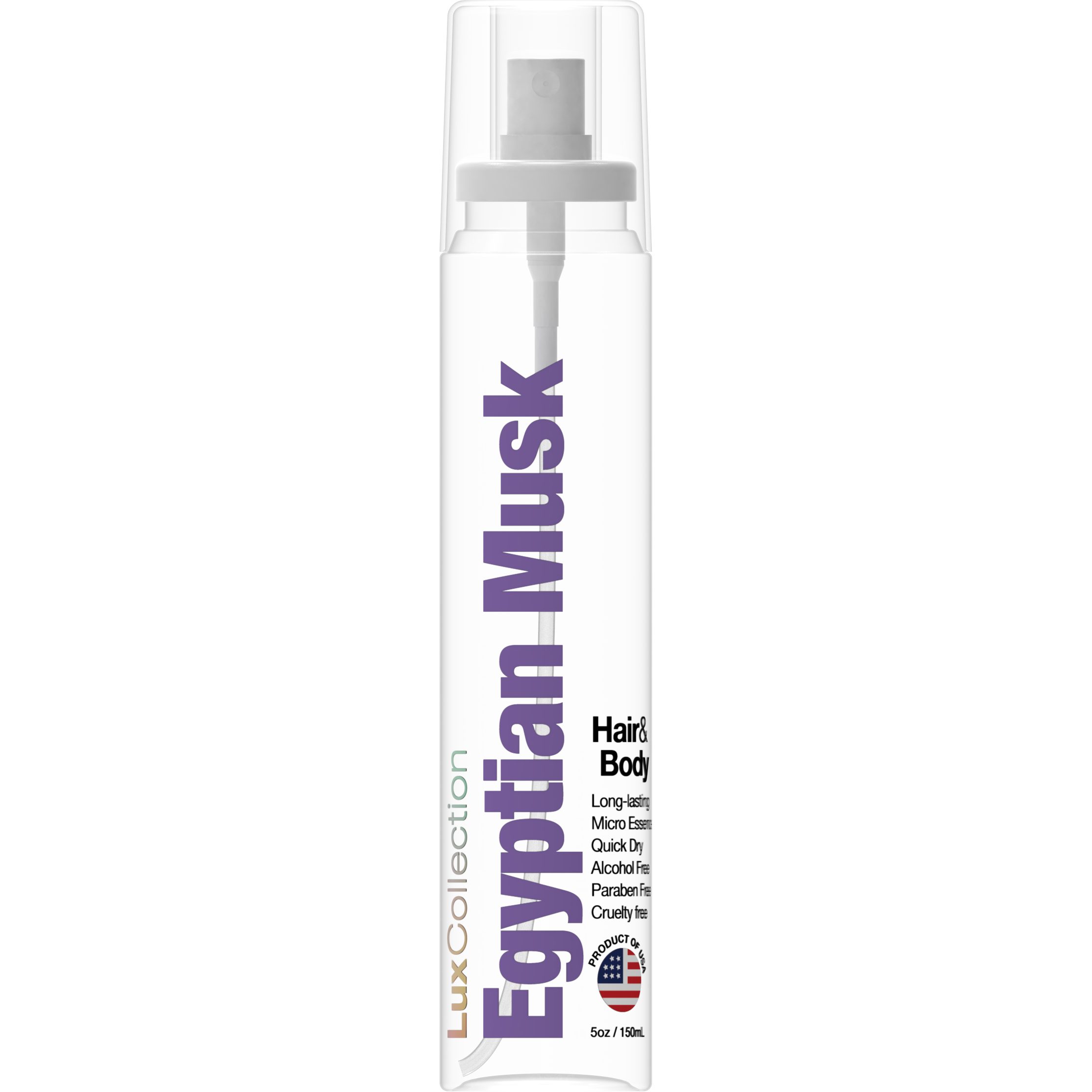 Hair & Body Mist Perfume - Egyptian Musk 5oz 150mL