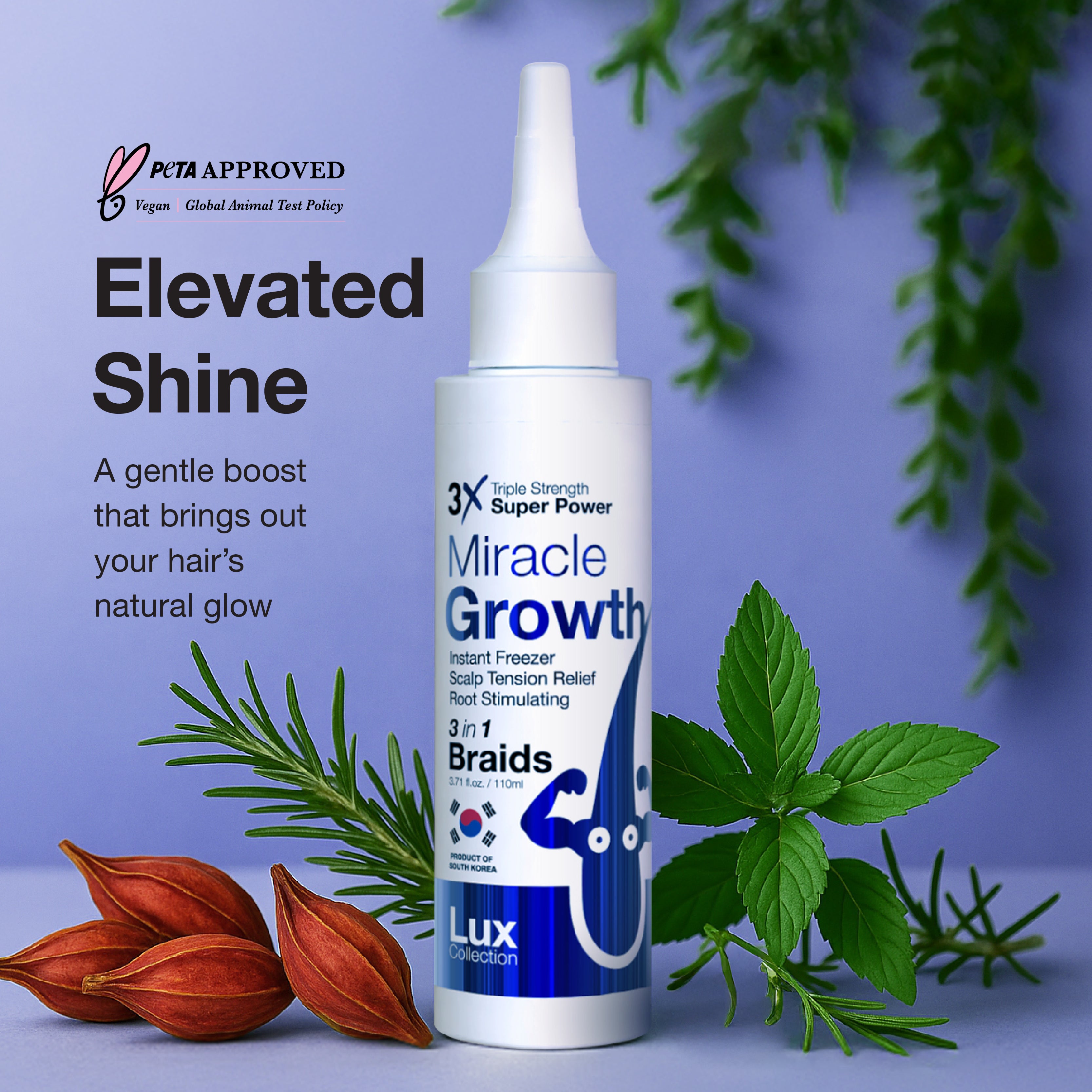 3X Miracle Gro Hair Oil | Instant Freezer