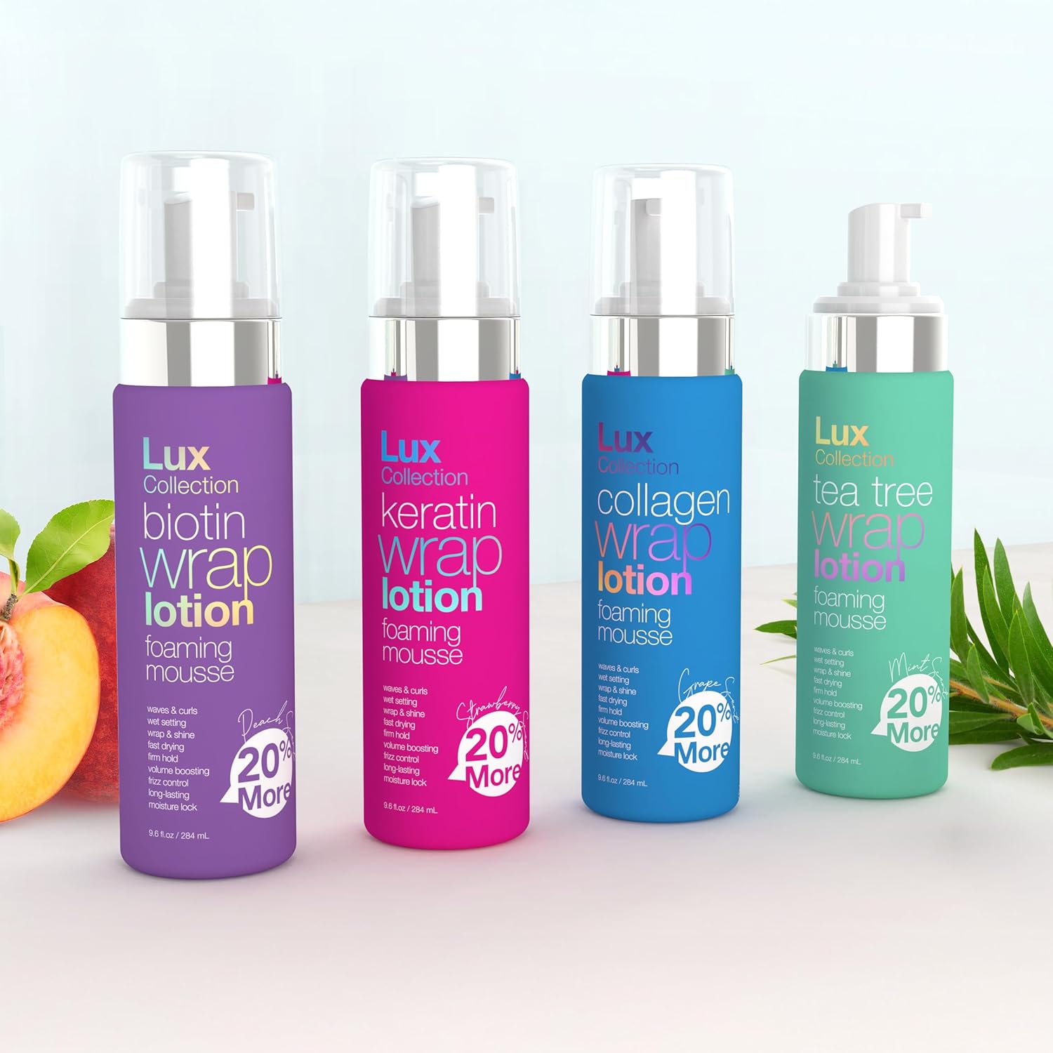 Wrapping Foam Lotion Wave Curl Wet Setting Styling Hair Foaming Mousse Collagen