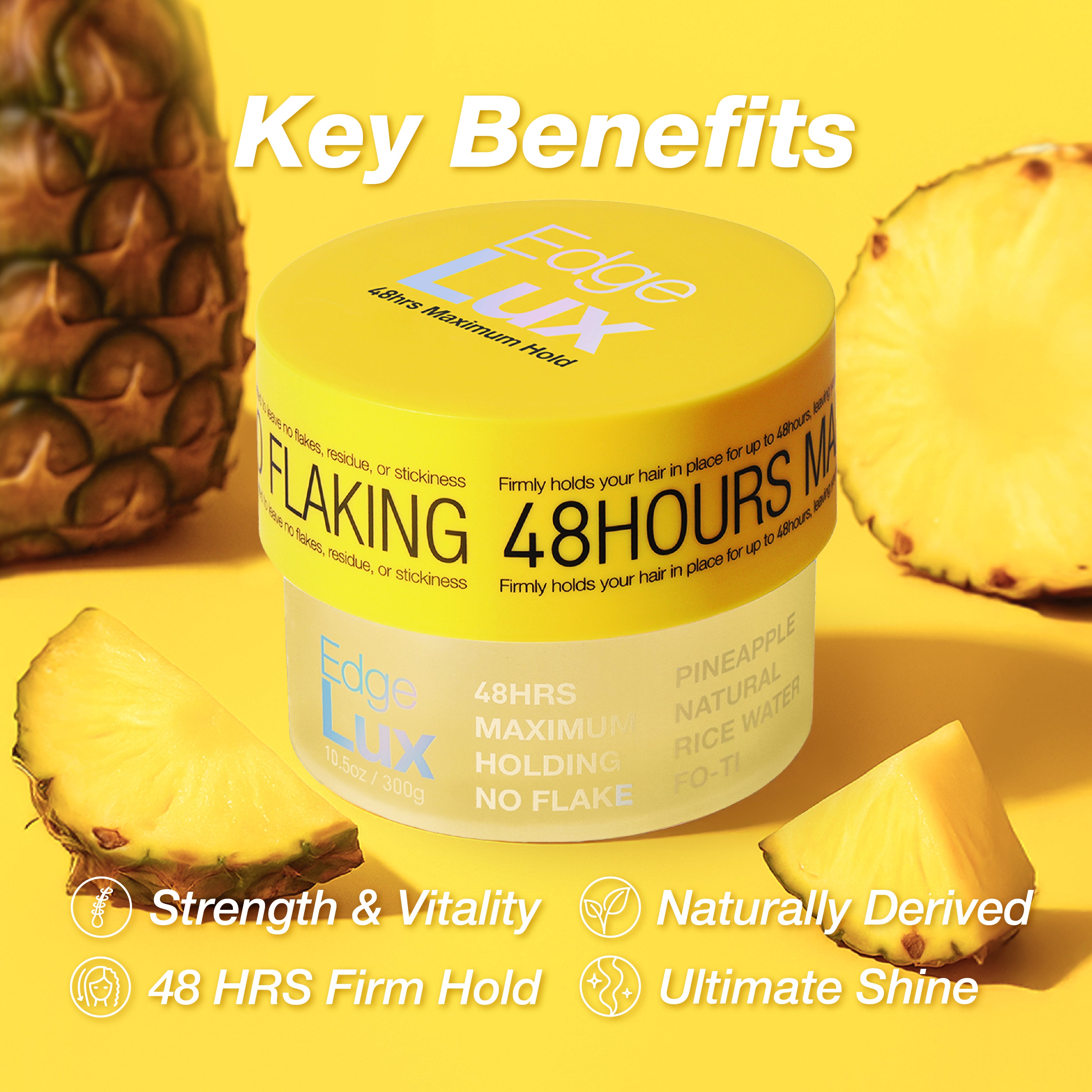 Edge Lux 48 Hour Maximum Hold Edge Tamer Pineapple