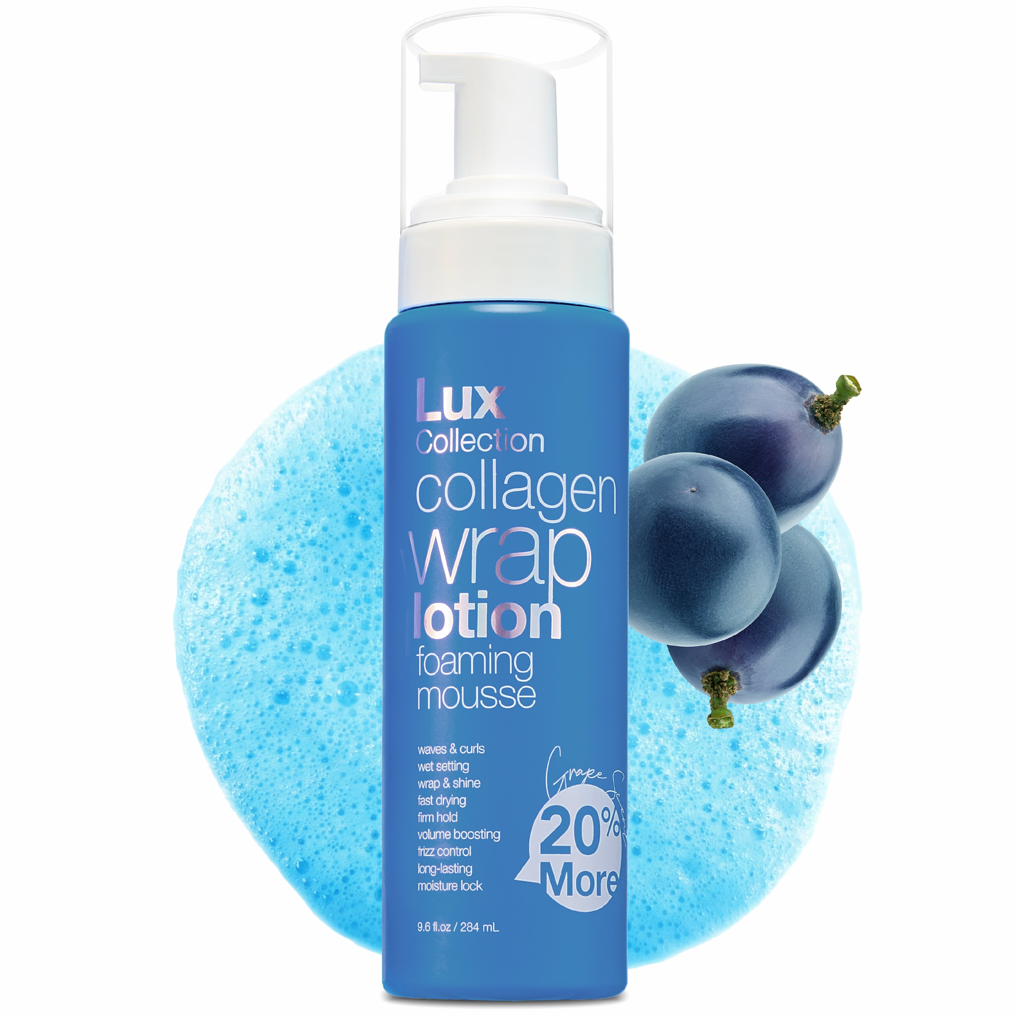 Wrapping Foam Lotion Wave Curl Wet Setting Styling Hair Foaming Mousse Collagen