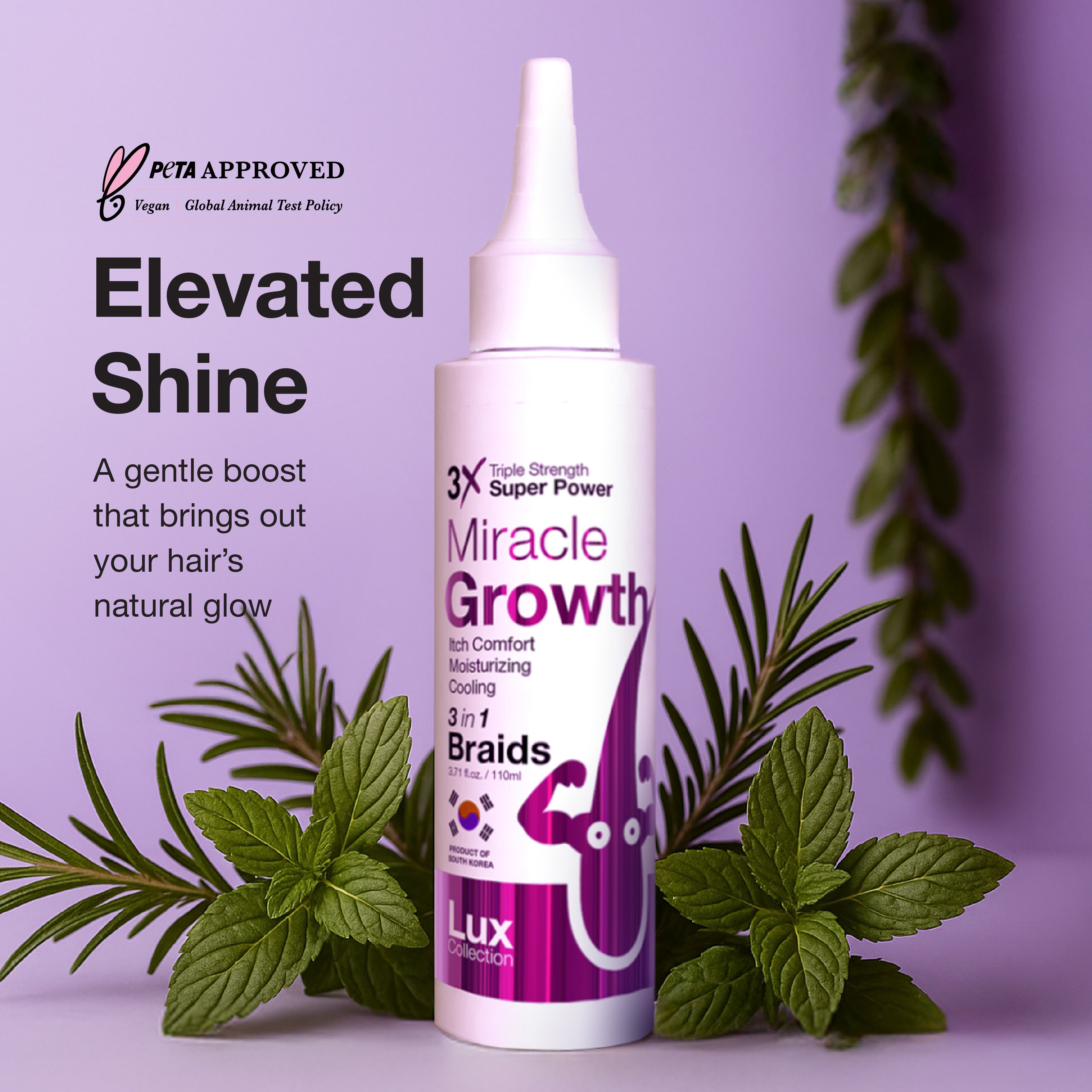 3X Miracle Gro Hair Oil | Anti-Itching