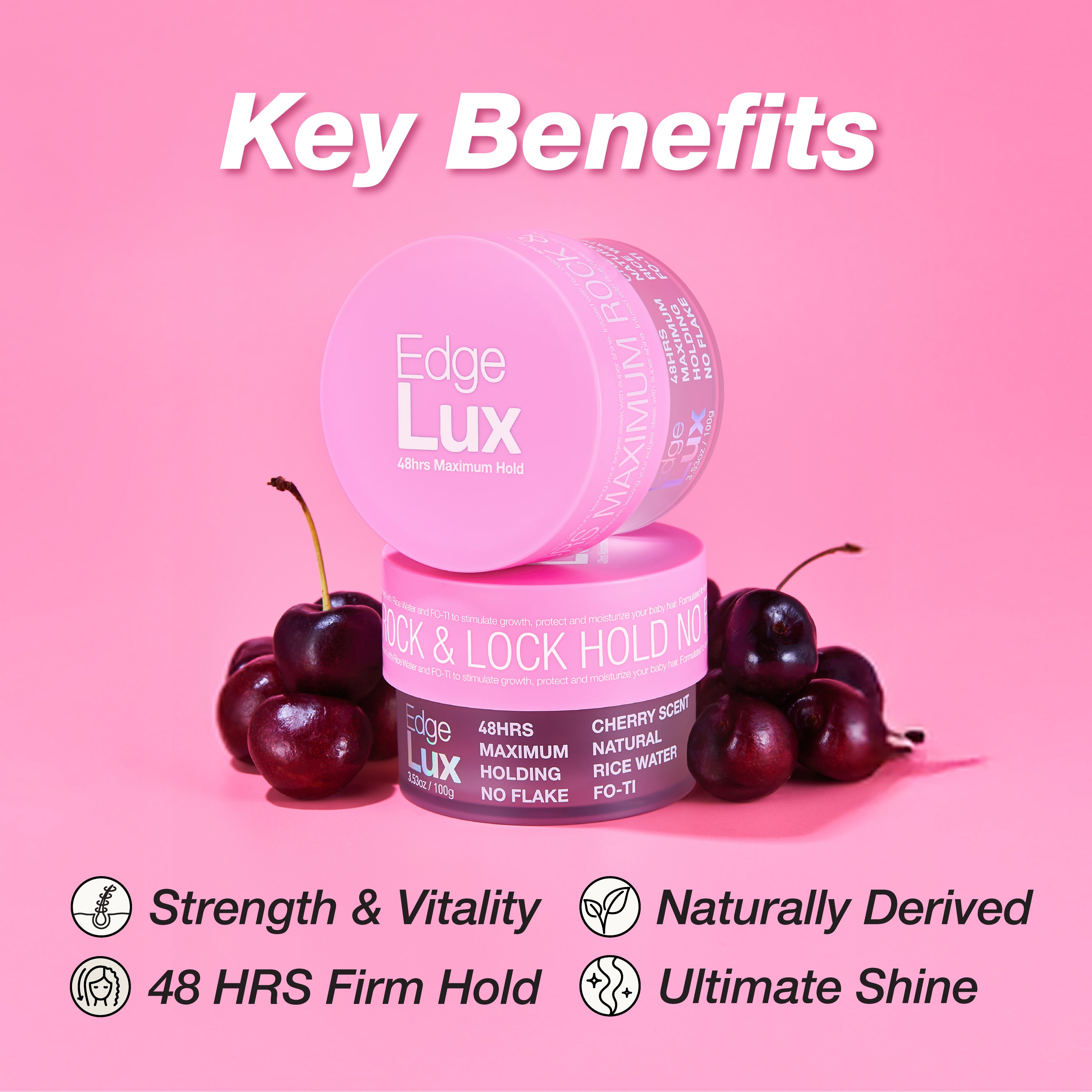 Edge Lux 48 Hour Maximum Hold Edge Tamer Cherry