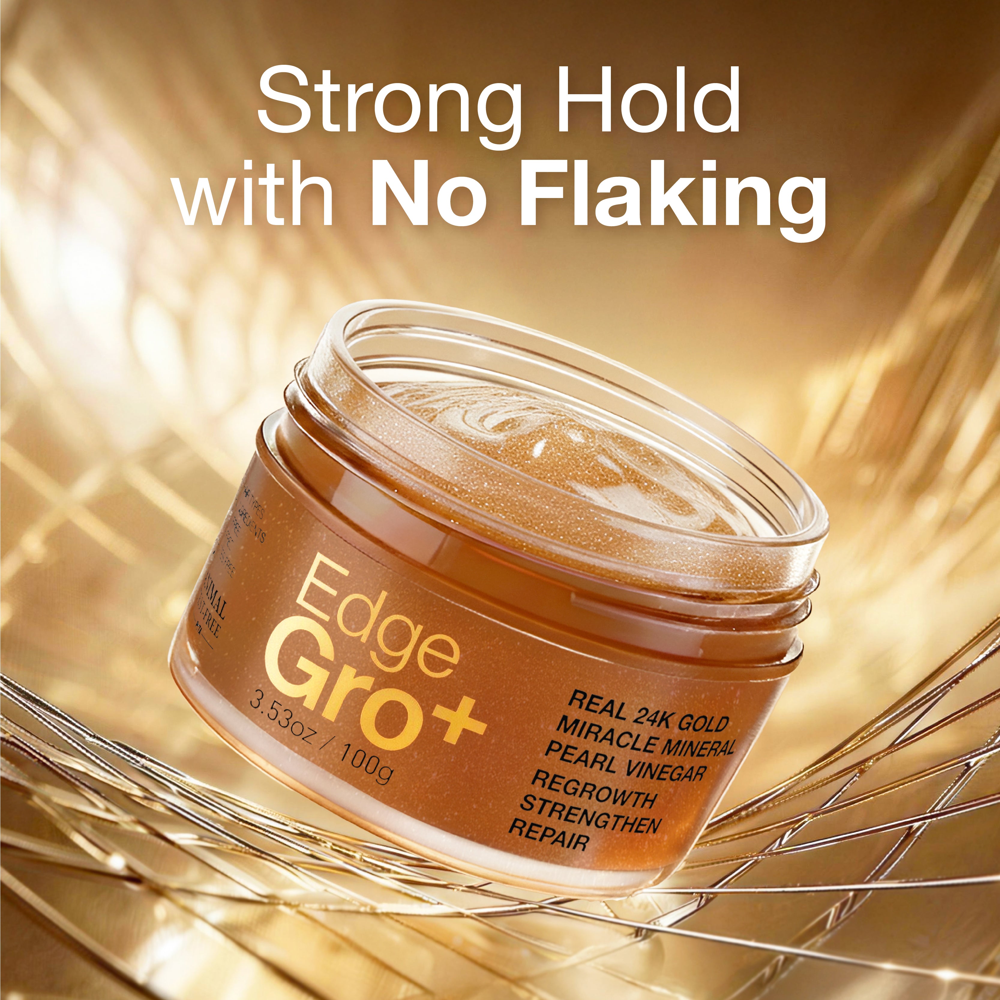 24K Gold Edge Gro+ 48 Maximum Hold Edge Tamer