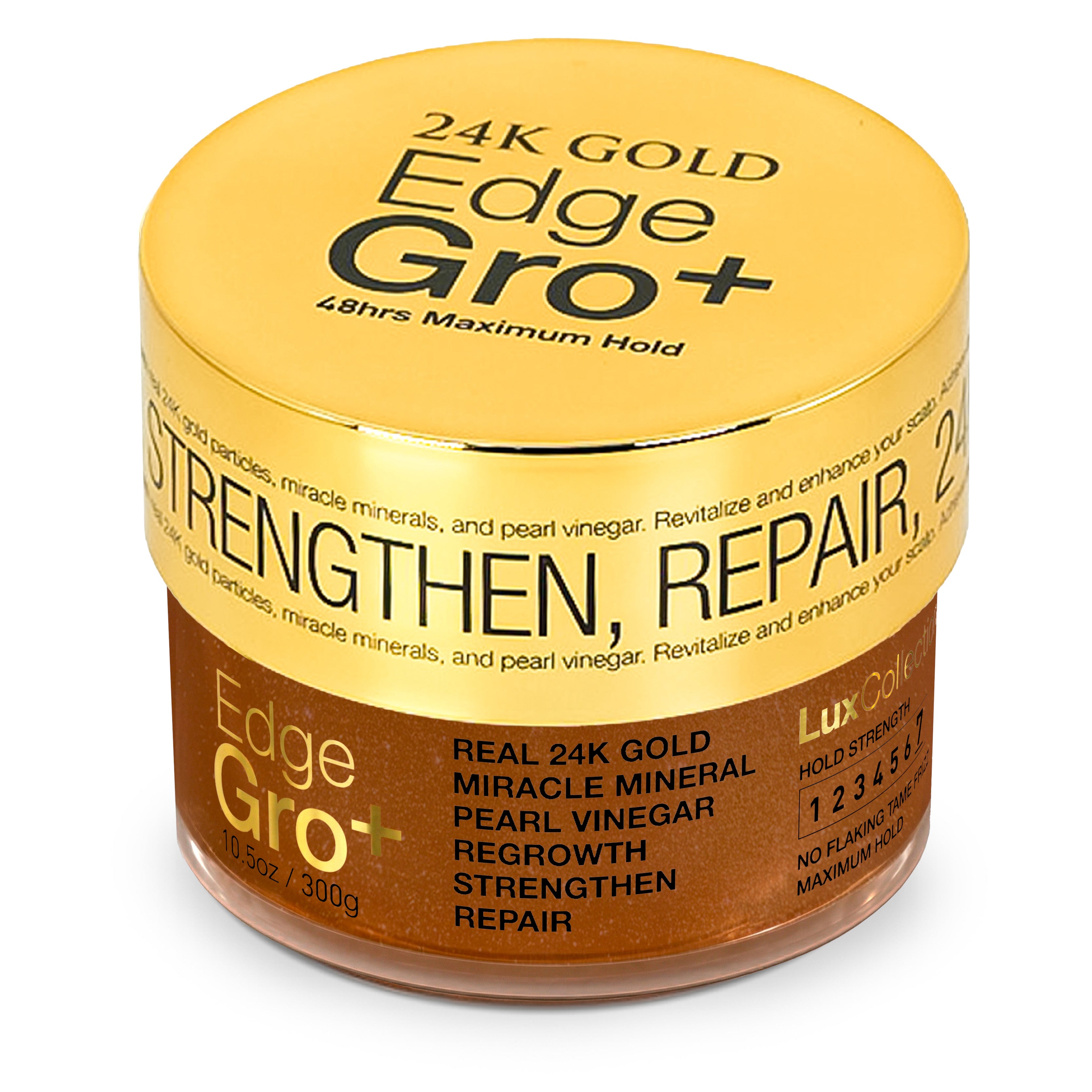 24K Gold Edge Gro+ 48 Maximum Hold Edge Tamer
