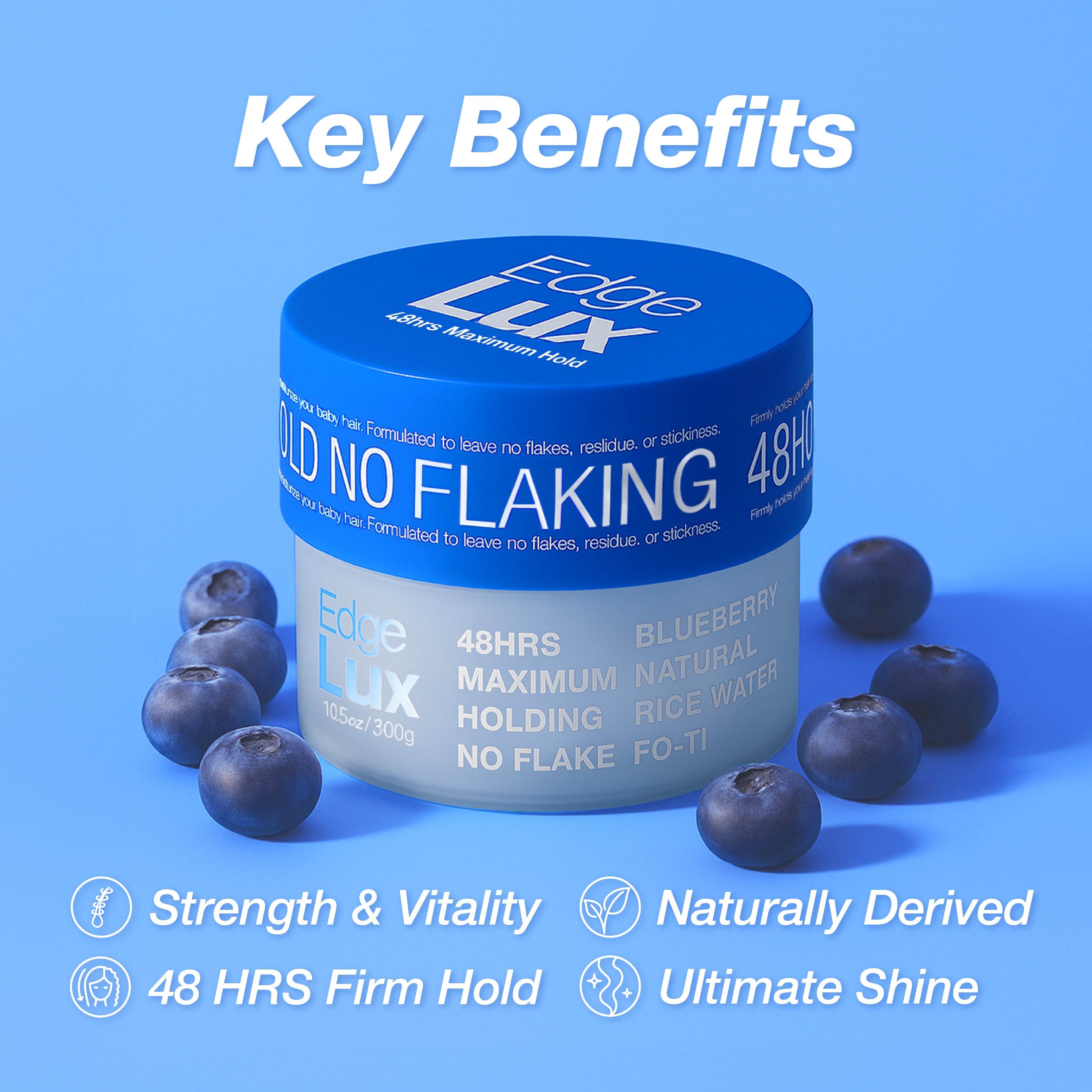 Edge Lux 48 Hour Maximum Hold Edge Tamer Blueberry