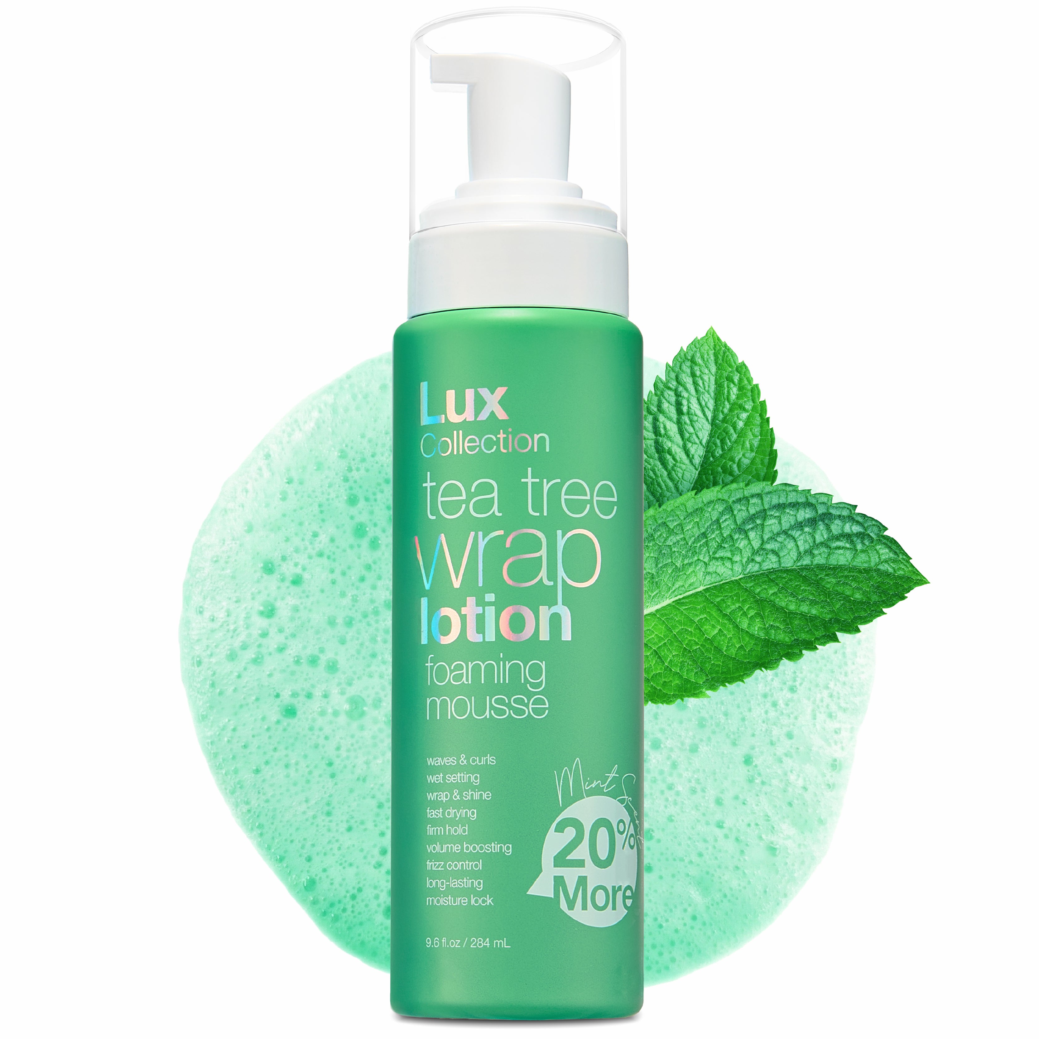 Wrapping Foam Lotion Wave Curl Wet Setting Styling Hair Foaming Mousse Tea Tree