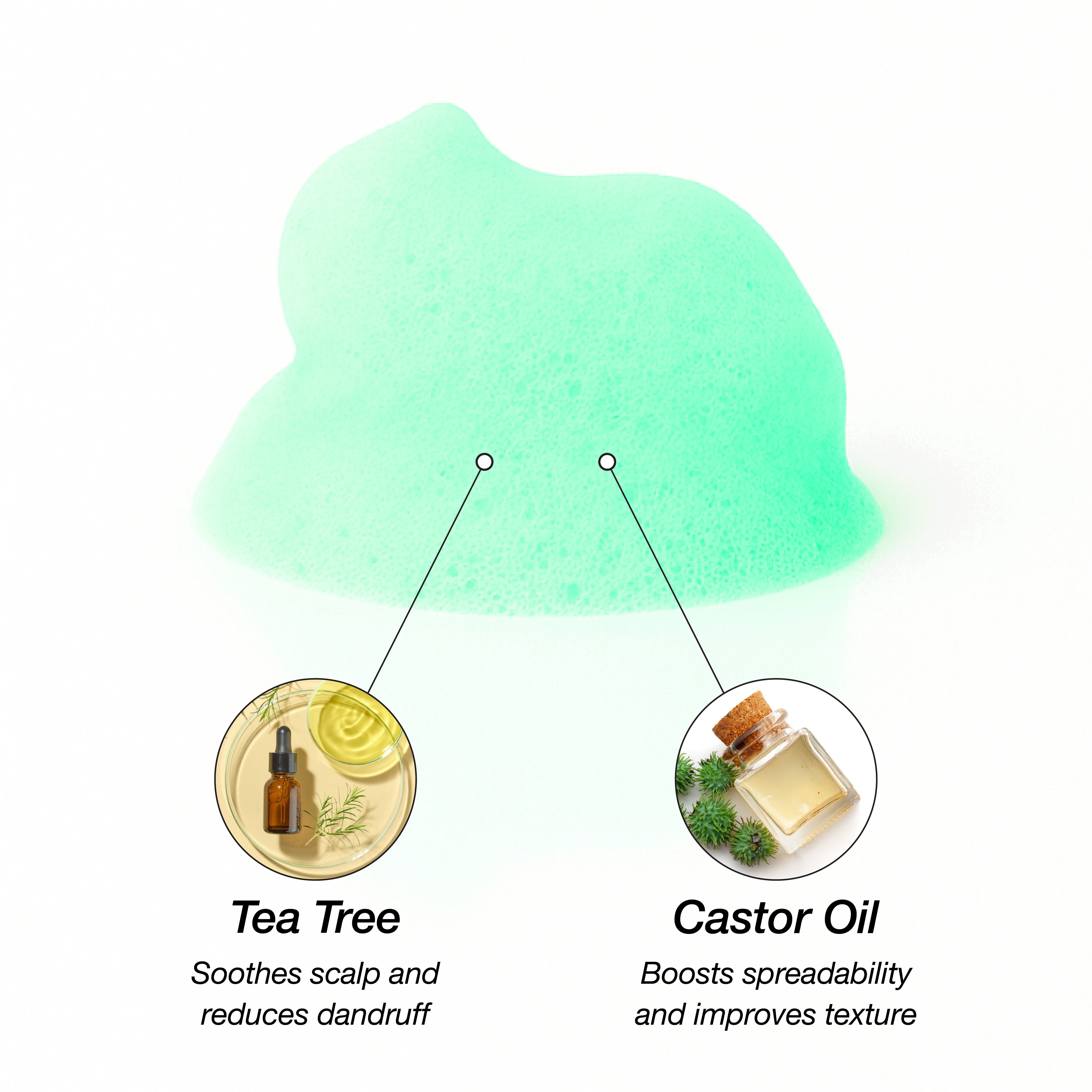 Wrapping Foam Lotion Wave Curl Wet Setting Styling Hair Foaming Mousse Tea Tree