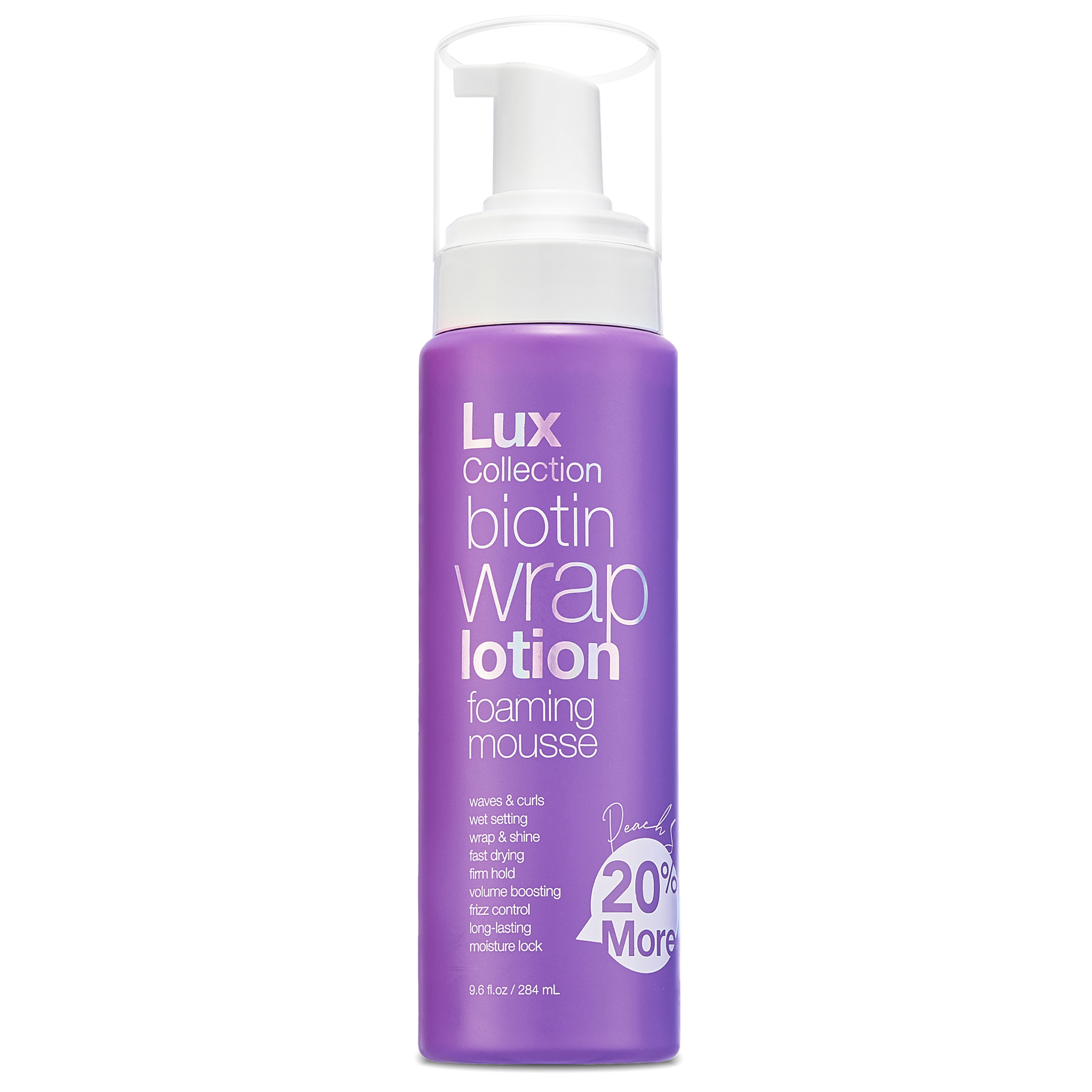 Wrapping Foam Lotion Wave Curl Wet Setting Styling Hair Foaming Mousse Biotin