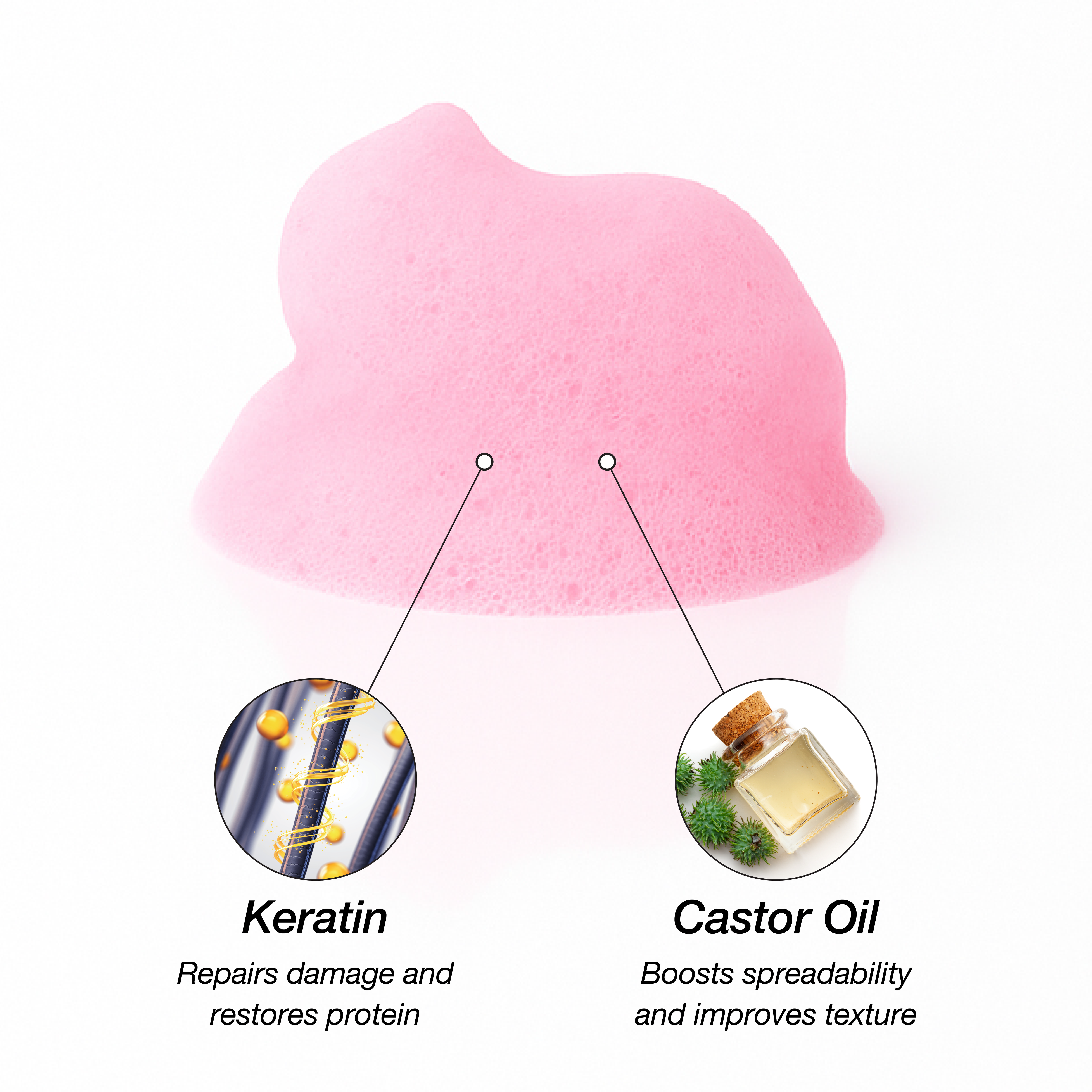 Wrapping Foam Lotion Wave Curl Wet Setting Styling Hair Foaming Mousse Keratin