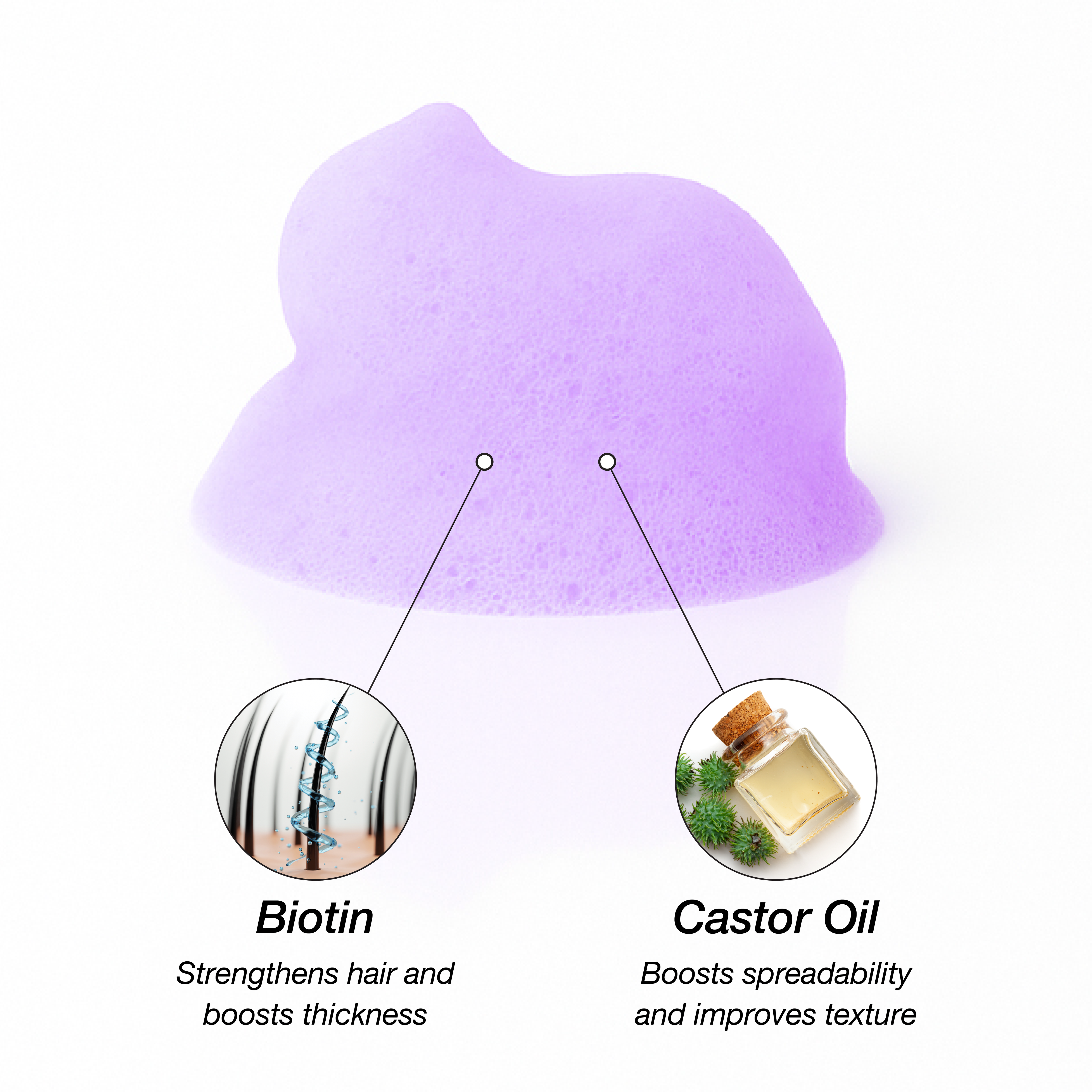 Wrapping Foam Lotion Wave Curl Wet Setting Styling Hair Foaming Mousse Biotin