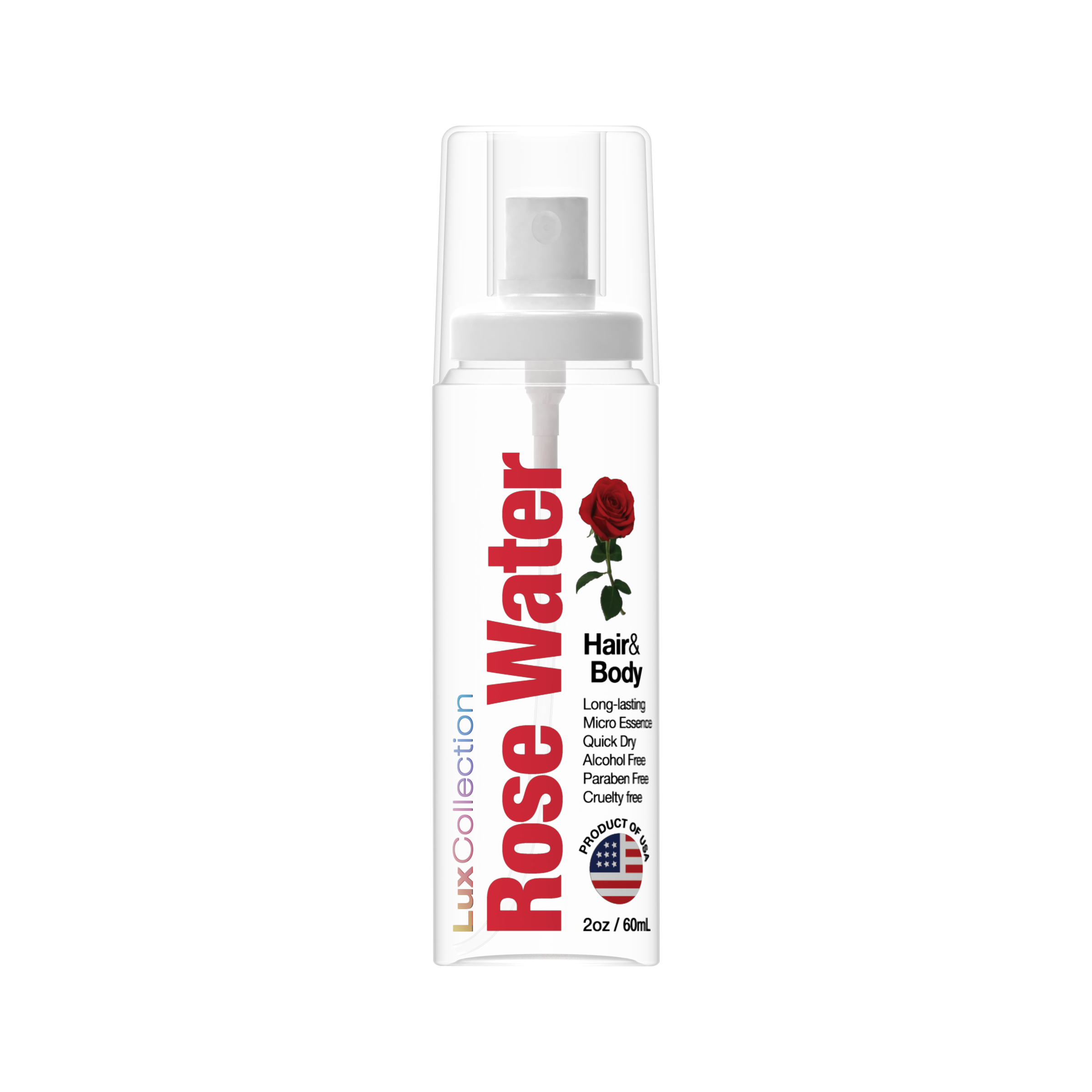 Lux Collection - Hair & Body Mist Perfume Rose Water