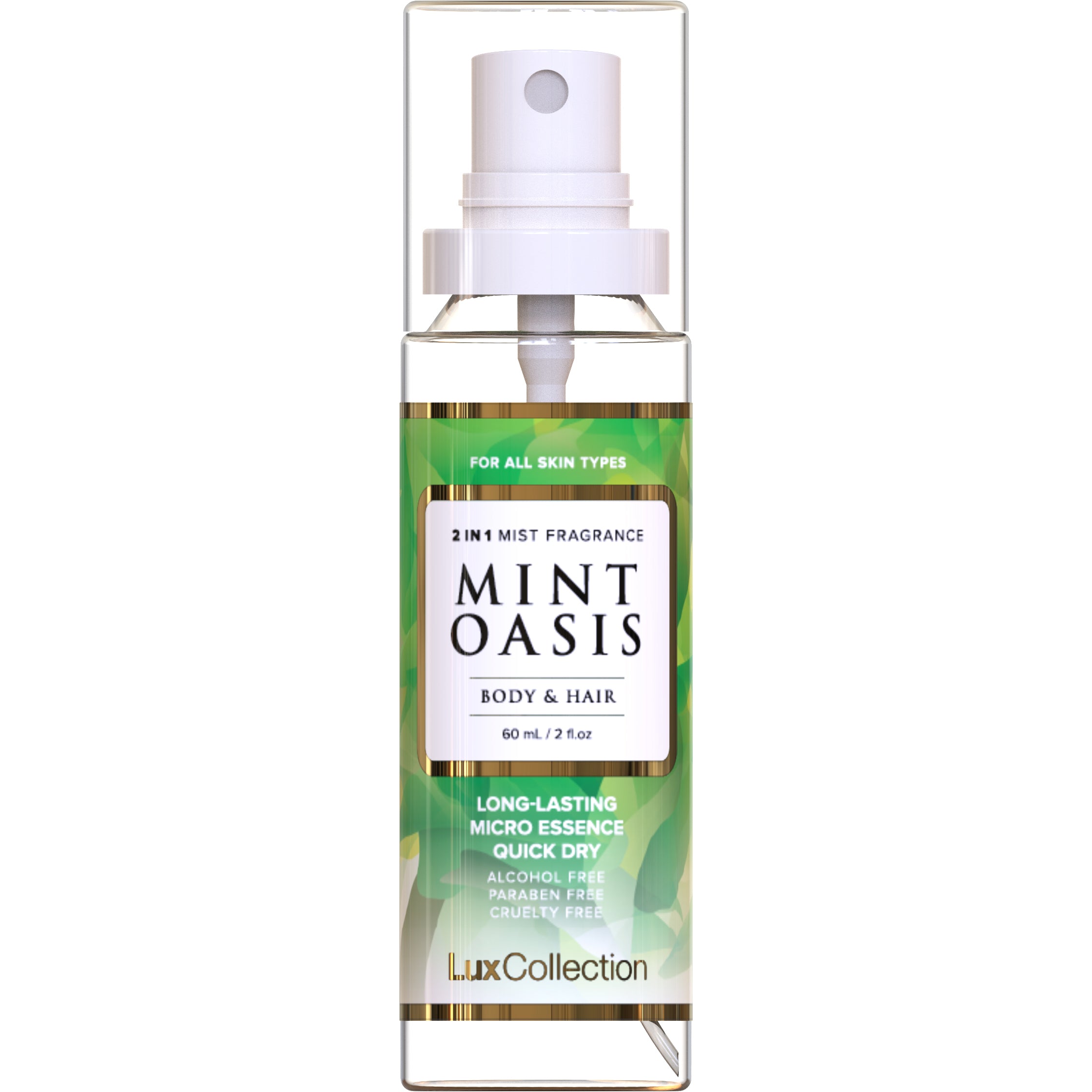 Hair & Body Mist Perfume - Mint Oasis